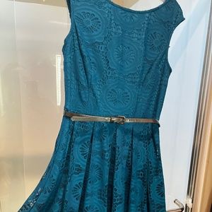 London times turquoise dress